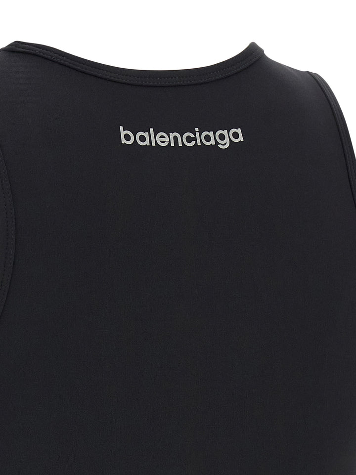 Balenciaga Black Polyamide Sport Bra