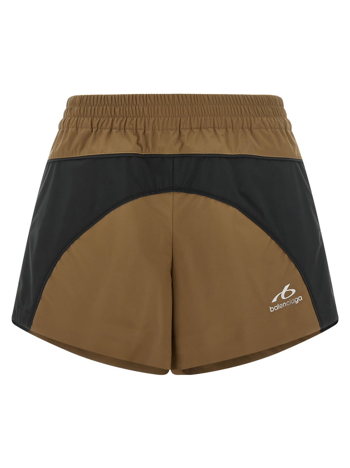 Balenciaga Brown Polyester Bermuda Shorts