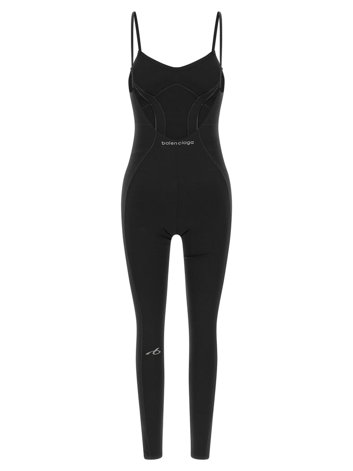Balenciaga Black Polyamide Jumpsuit