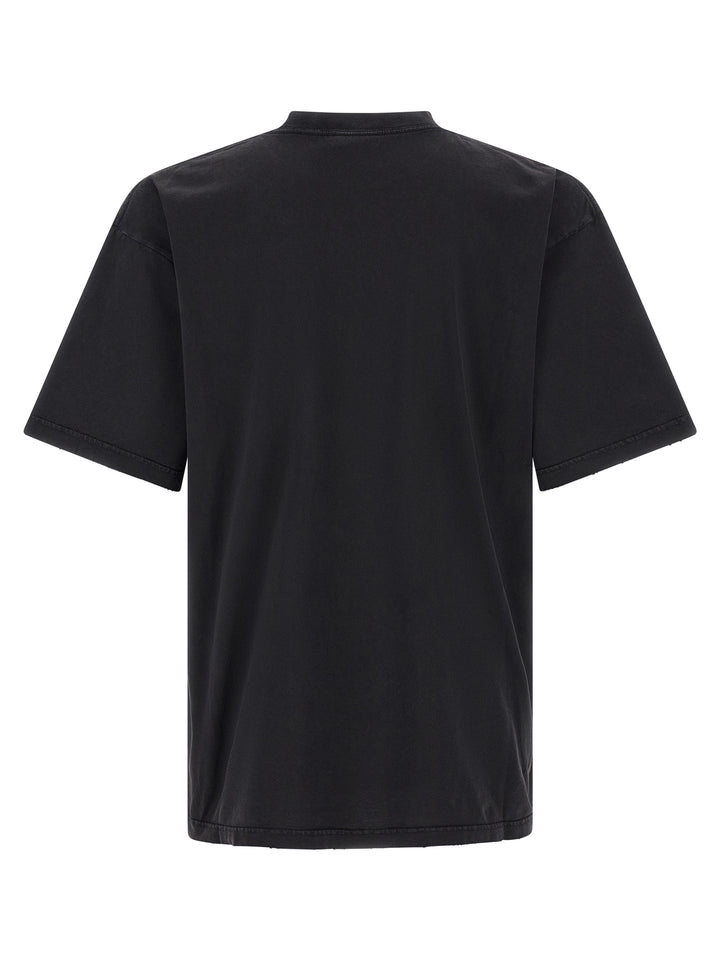 Balenciaga Black Cotton T-Shirt