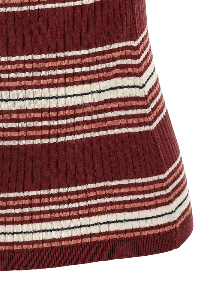 Max Mara Bordeaux Silk Polo Shirt