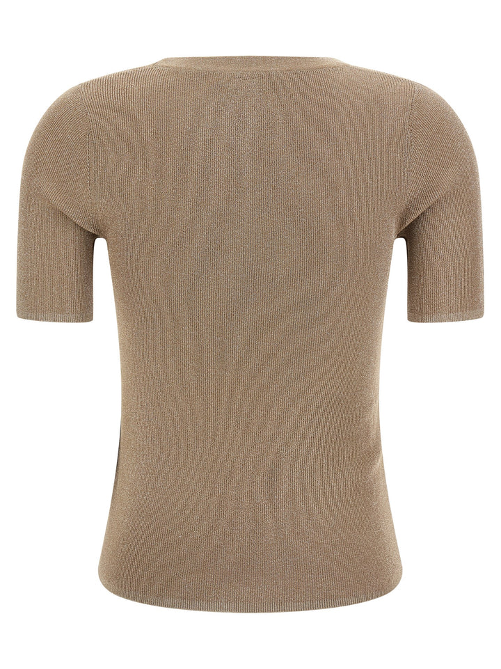 Max Mara Beige Polyamide T-Shirt
