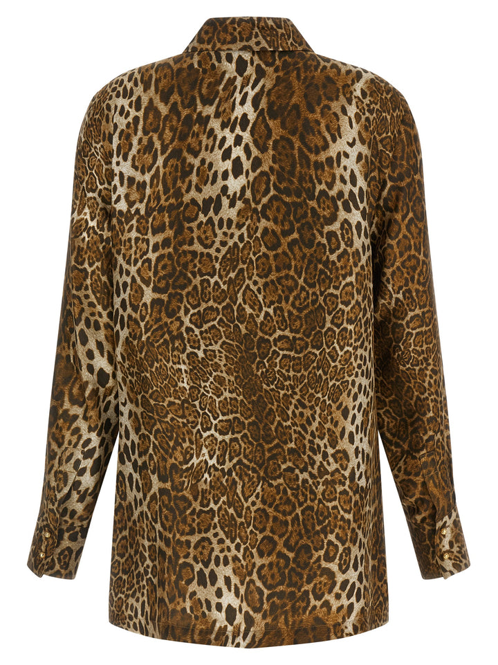 Max Mara Brown Silk Blouse