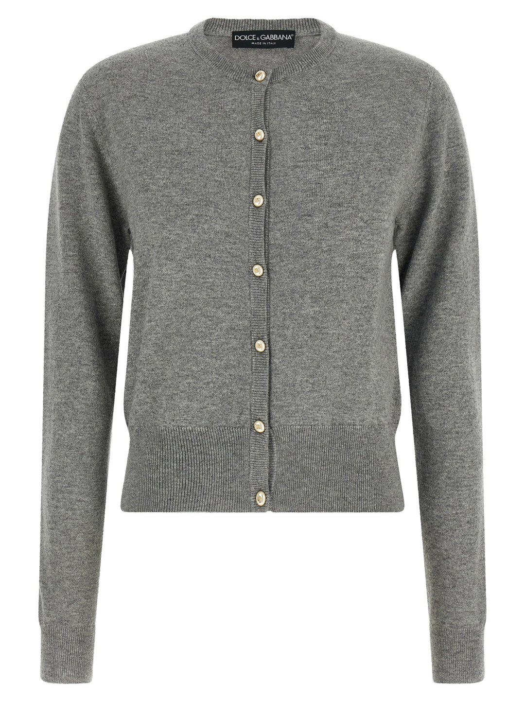 Dolce &amp; Gabbana Gray Cashmere Cardigan