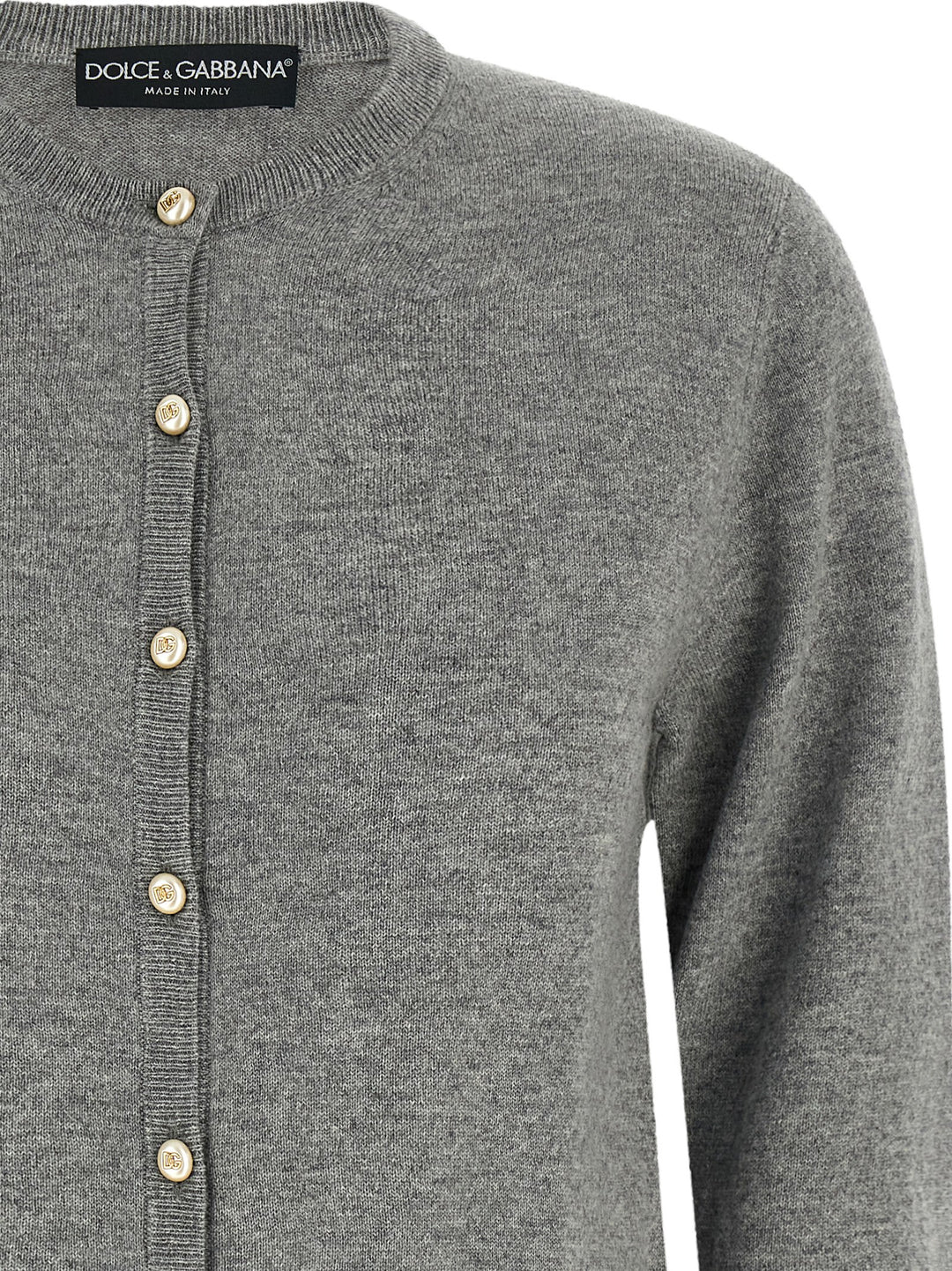 Dolce &amp; Gabbana Gray Cashmere Cardigan