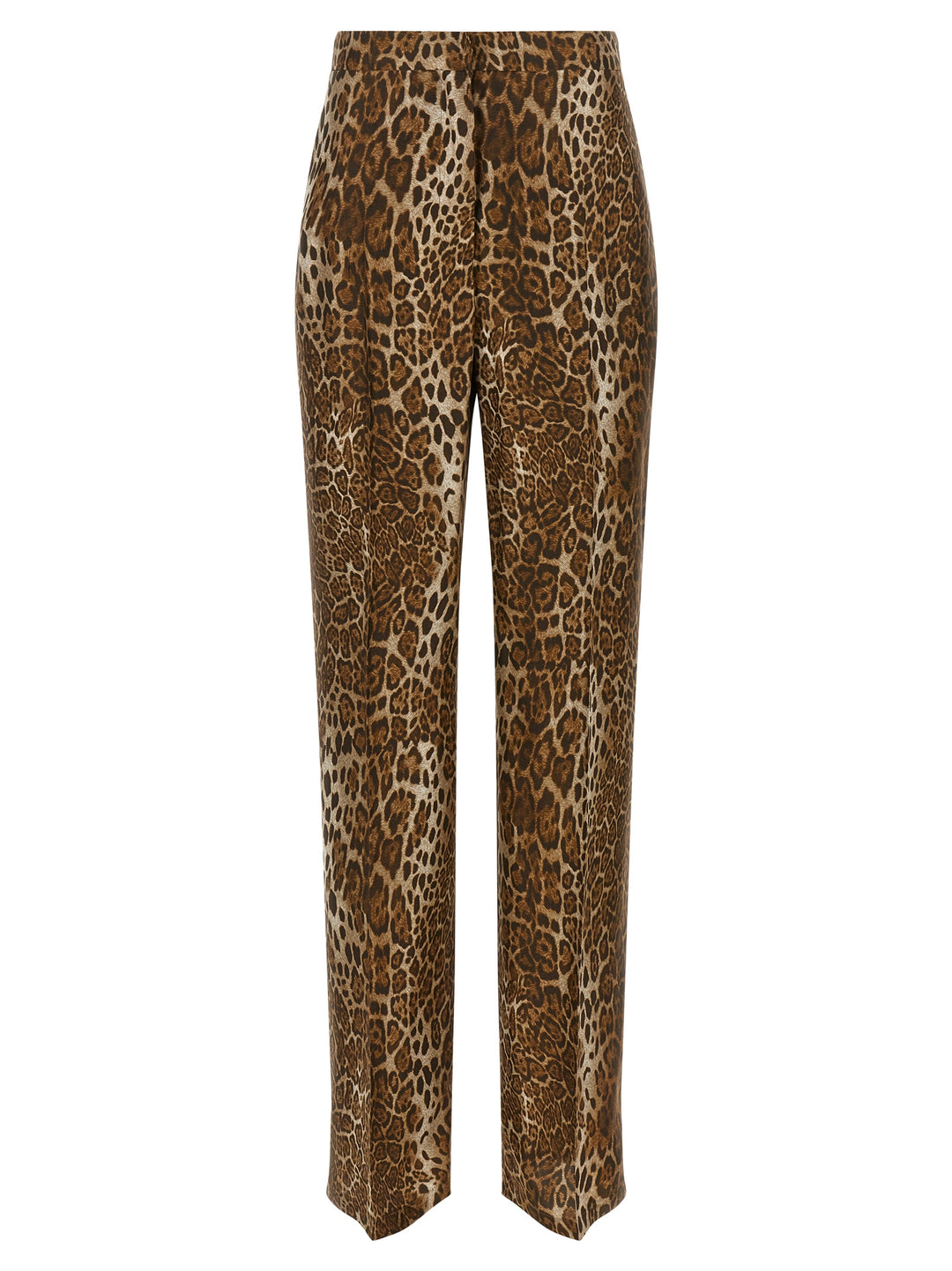Max Mara Brown Silk Casual Pants