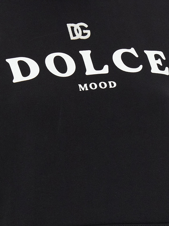 Dolce &amp; Gabbana Black Cotton Hoodie