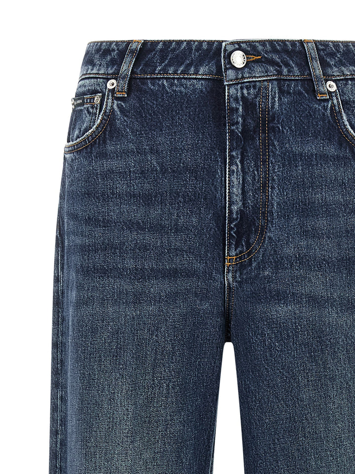 Dolce &amp; Gabbana Blue Cotton Jeans Denim