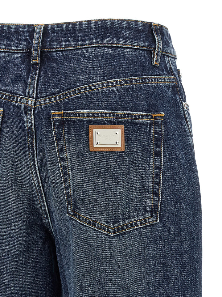 Dolce &amp; Gabbana Blue Cotton Jeans Denim
