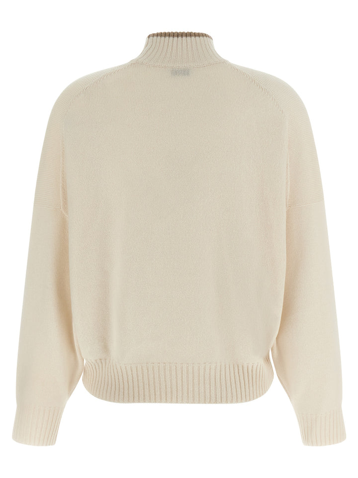 Brunello Cucinelli Beige Cashmere Cardigan
