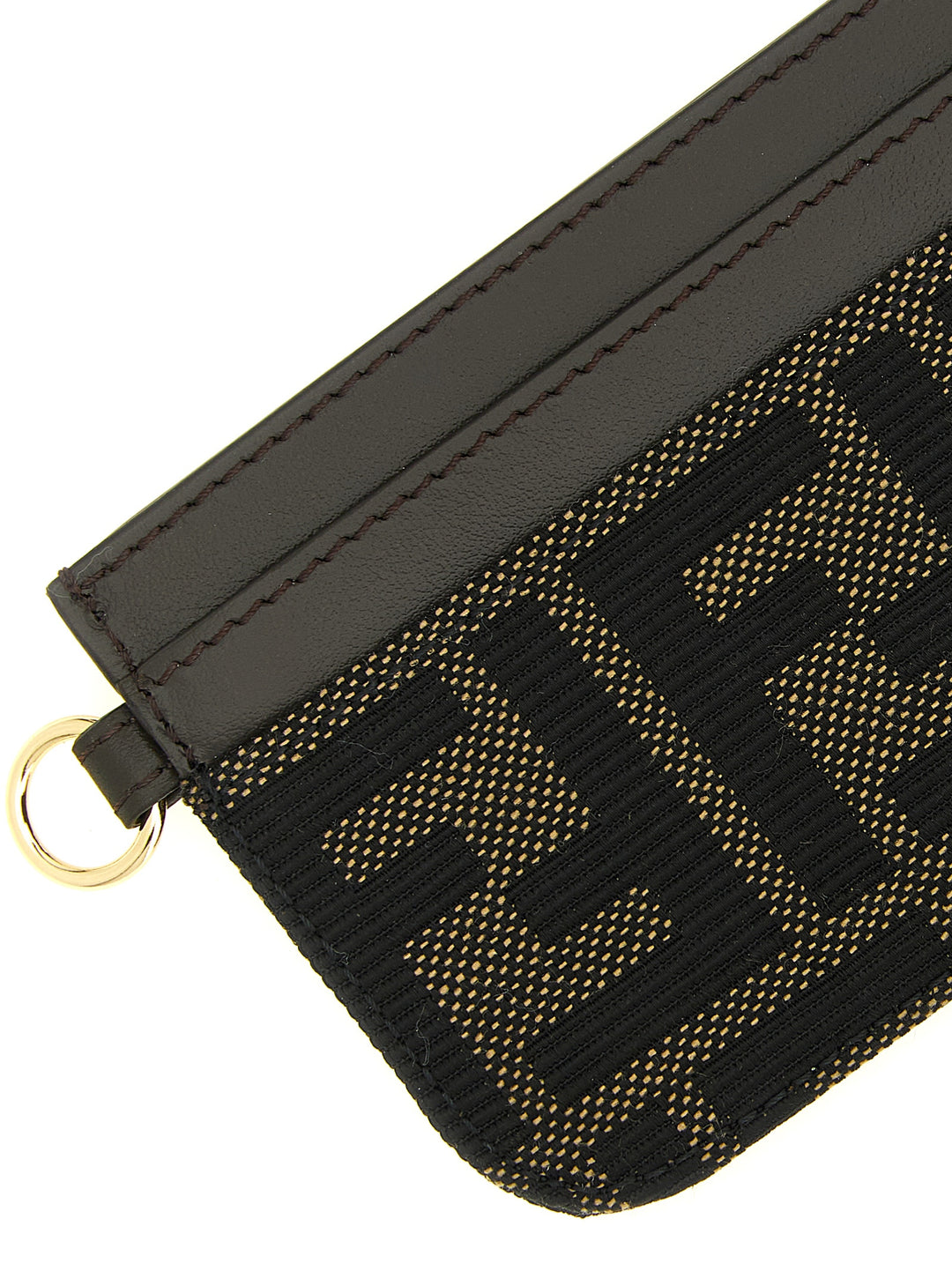 Fendi Brown Polyester Cardholder