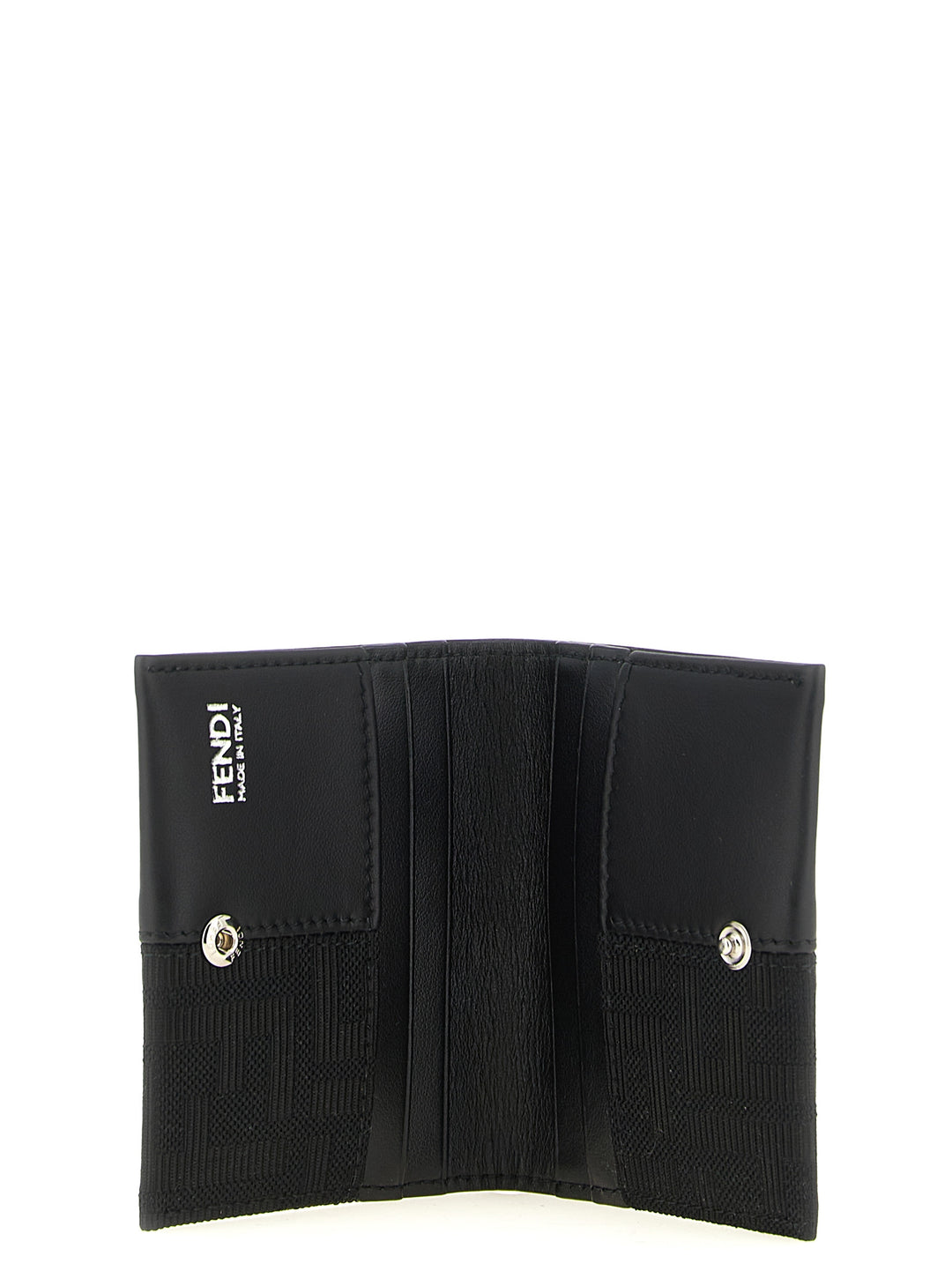 Fendi Black Polyester Cardholder