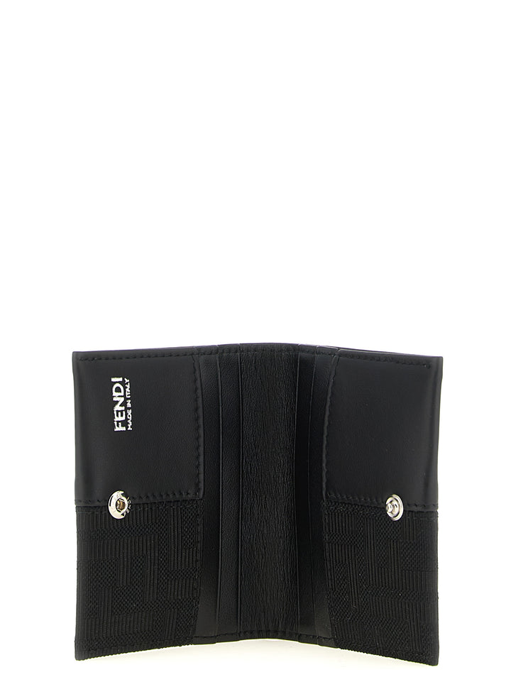 Fendi Black Polyester Cardholder