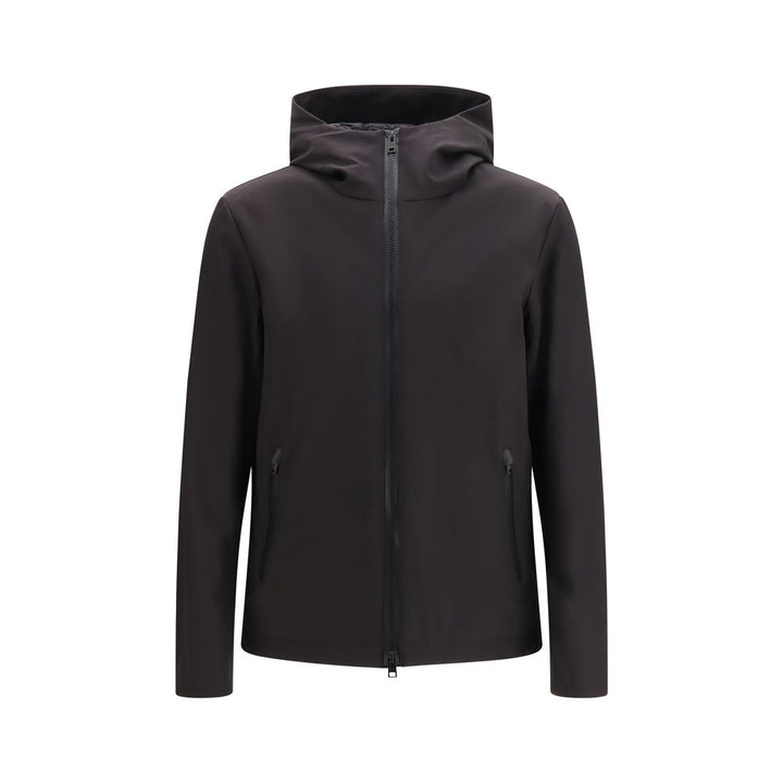 Woolrich Black Polyester Shell Jacket