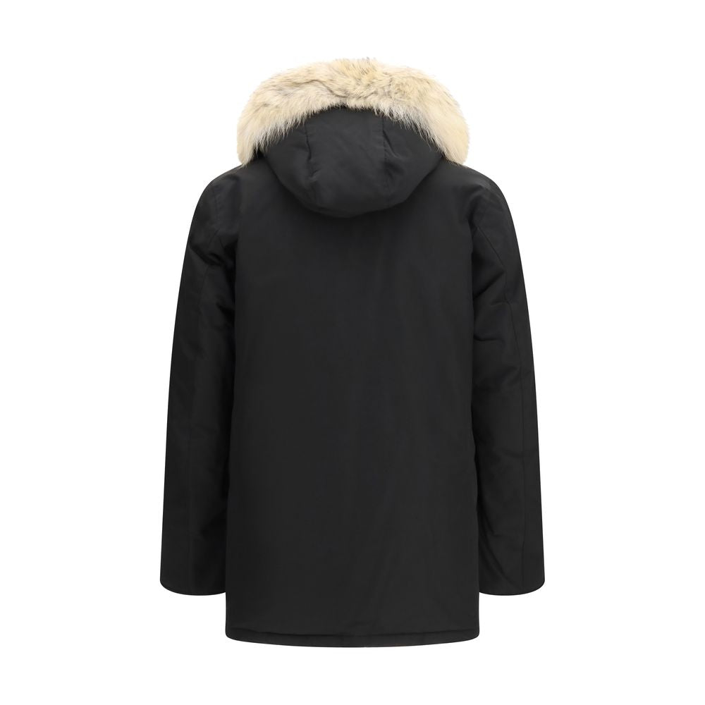 Woolrich Black Polyamide Coat