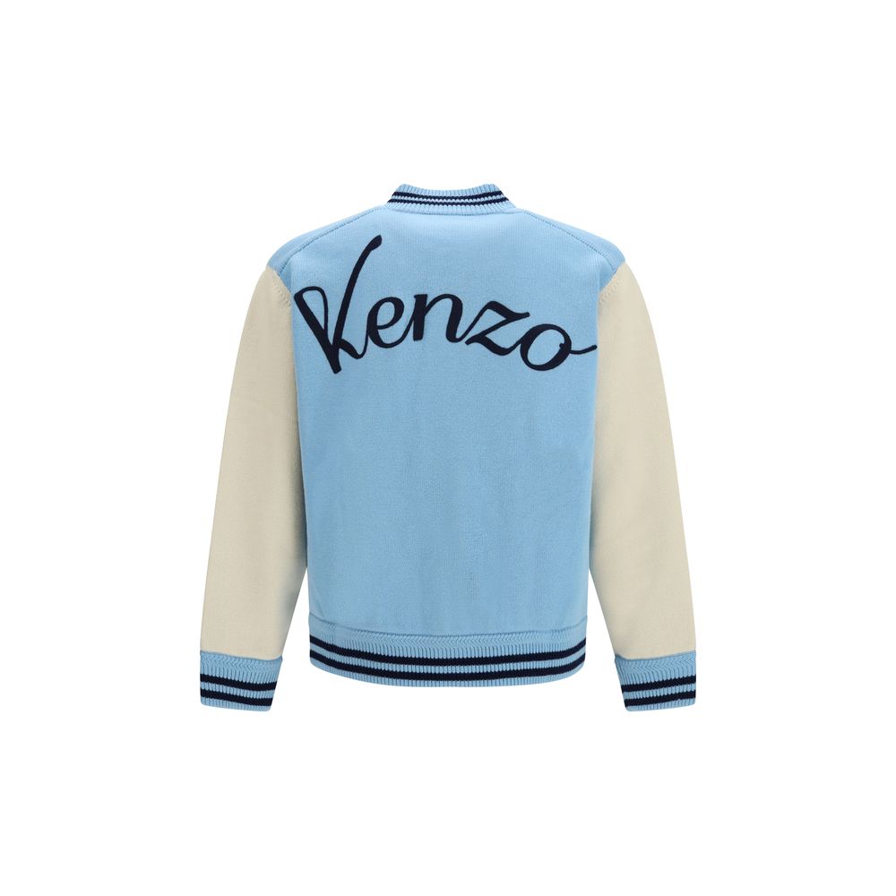 Kenzo Blue Wool Oves Aries Bomber