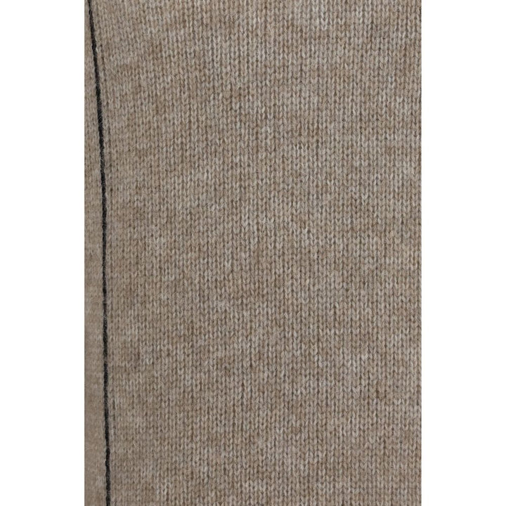 Giorgio Armani Beige Alpaca Vicugna Pacos Hoodie