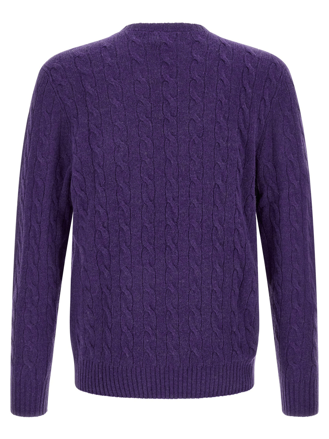 Polo Ralph Lauren Purple Wool Cardigan