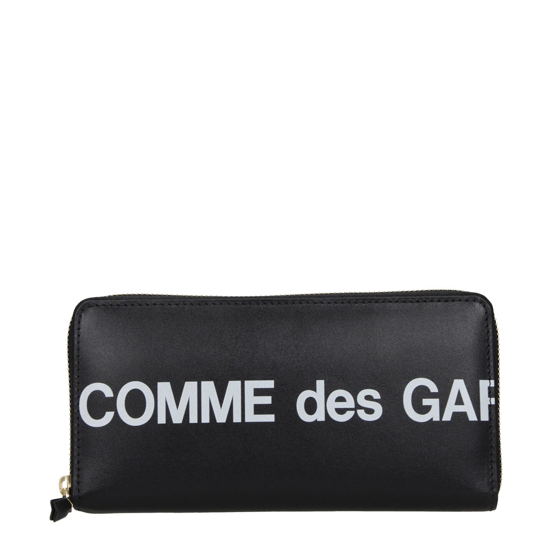 Comme Des Garçons Black Leather Wallet