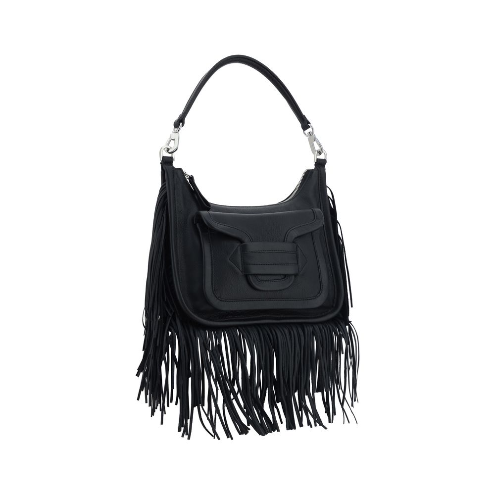 Pierre Hardy Black Calf Leather Bos Taurus Shoulder Bag