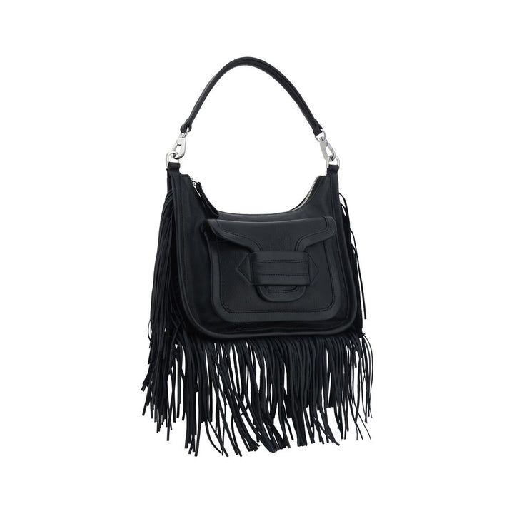 Pierre Hardy Black Calf Leather Bos Taurus Shoulder Bag