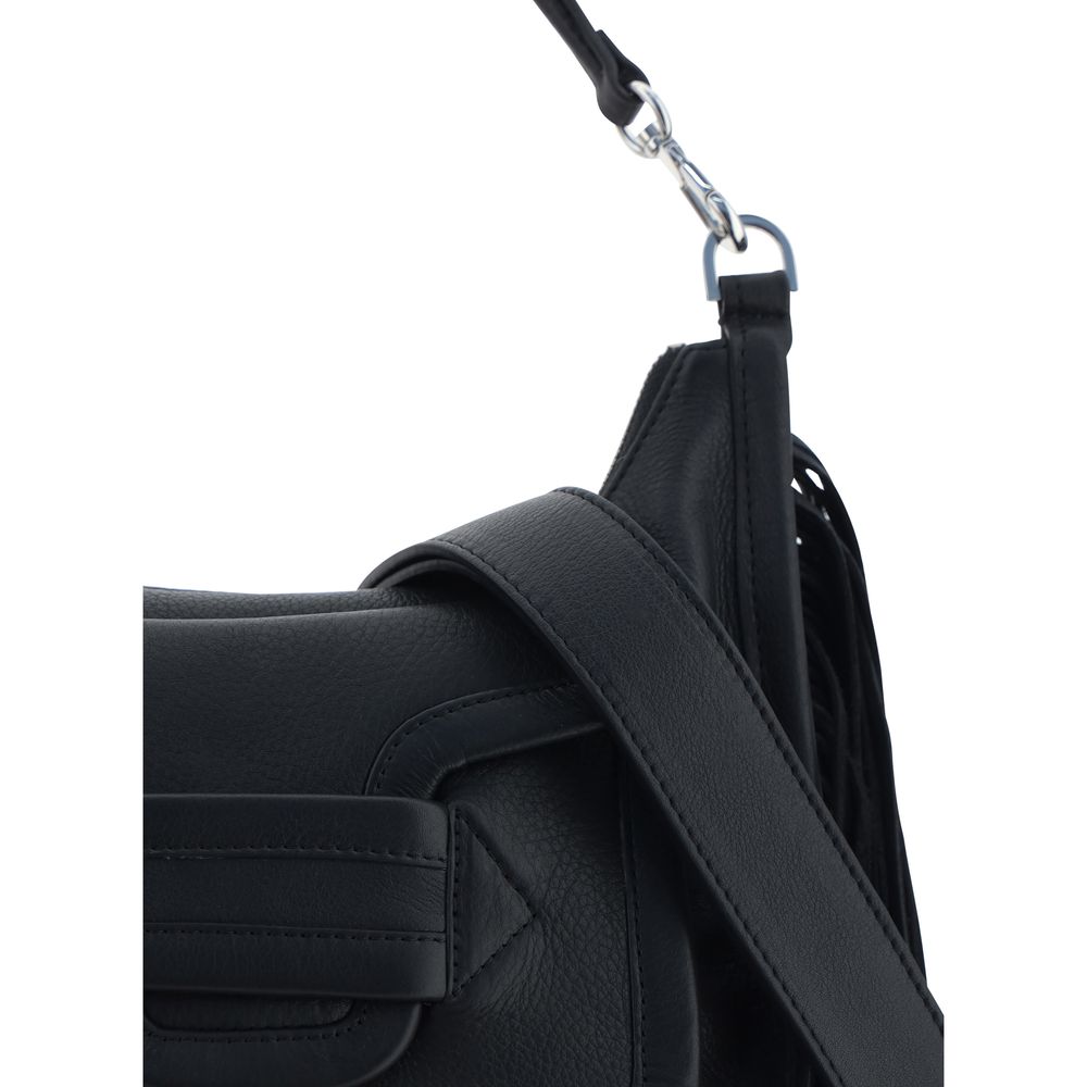 Pierre Hardy Black Calf Leather Bos Taurus Shoulder Bag
