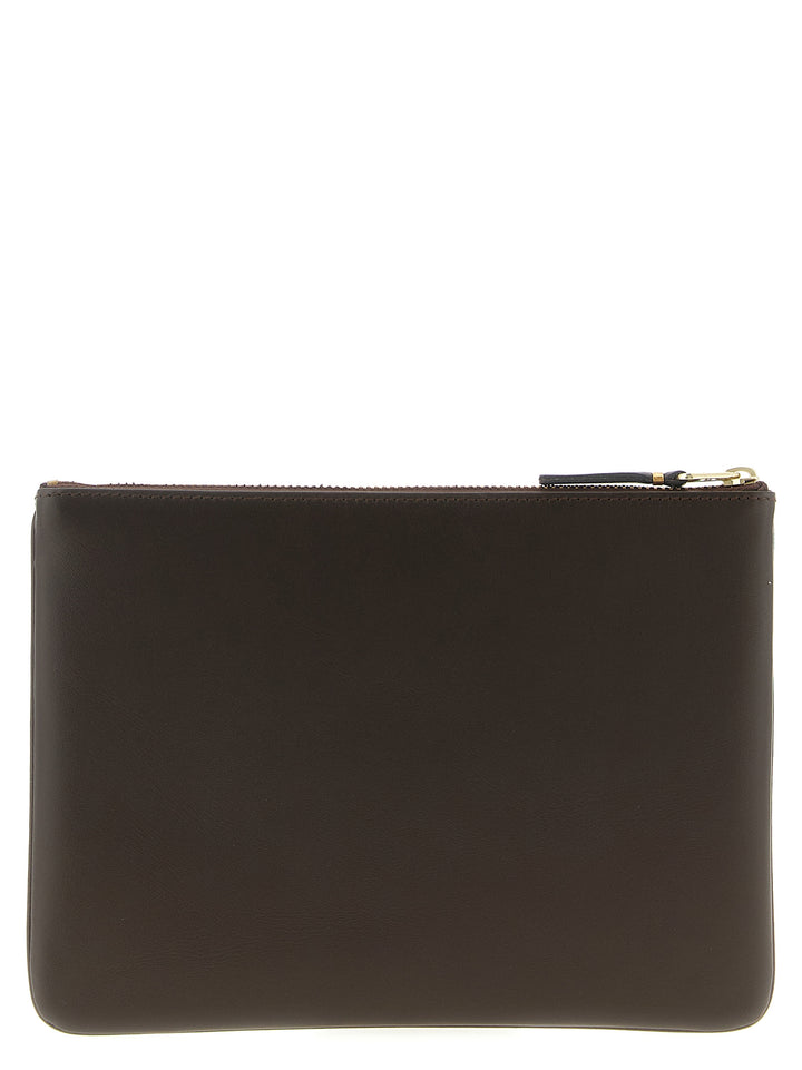 Comme Des Garçons Brown Cowhide Cardholder