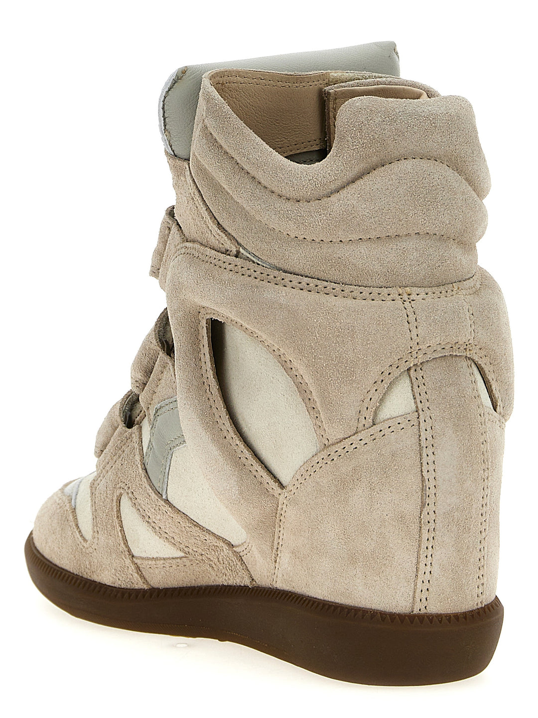 Isabel Marant Beige Leather Sneakers