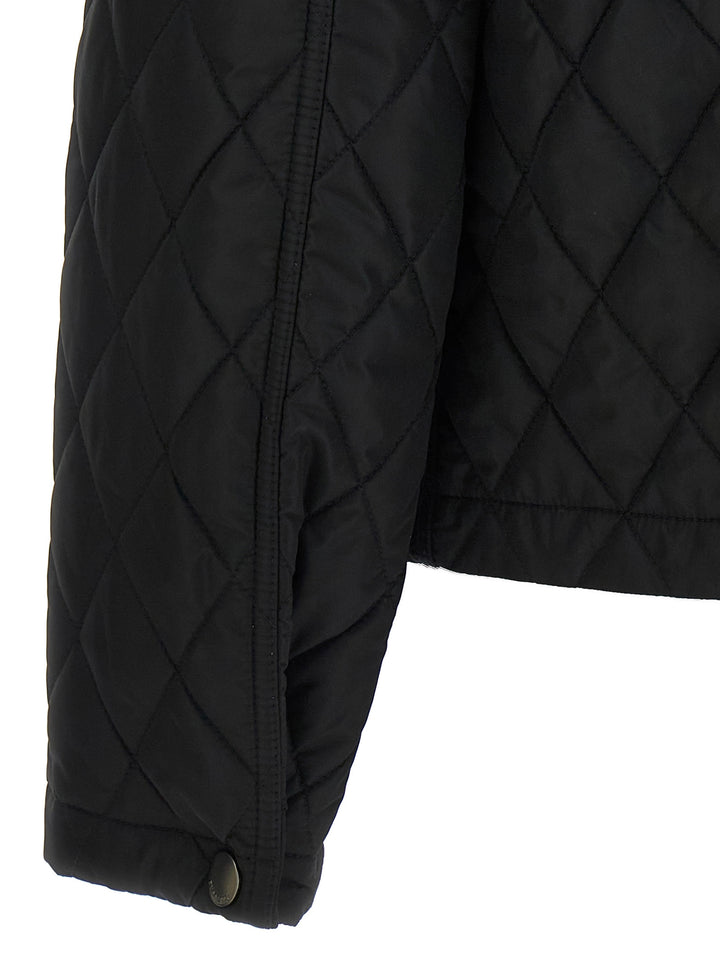 Burberry Black Polyamide Full-Length Jacket