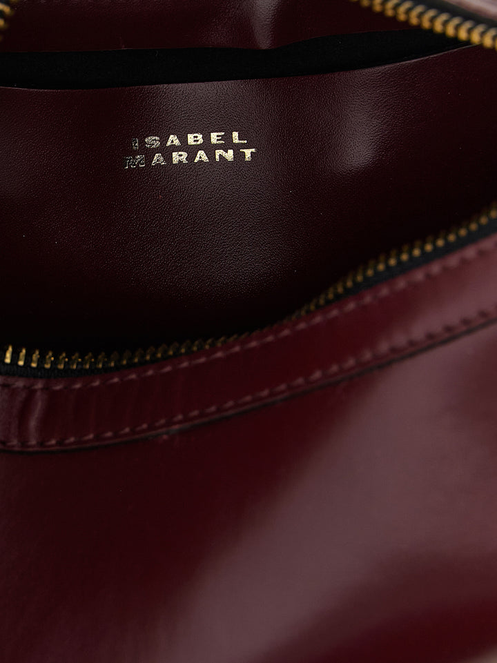 Isabel Marant Bordeaux Calfskin Shoulder Bag