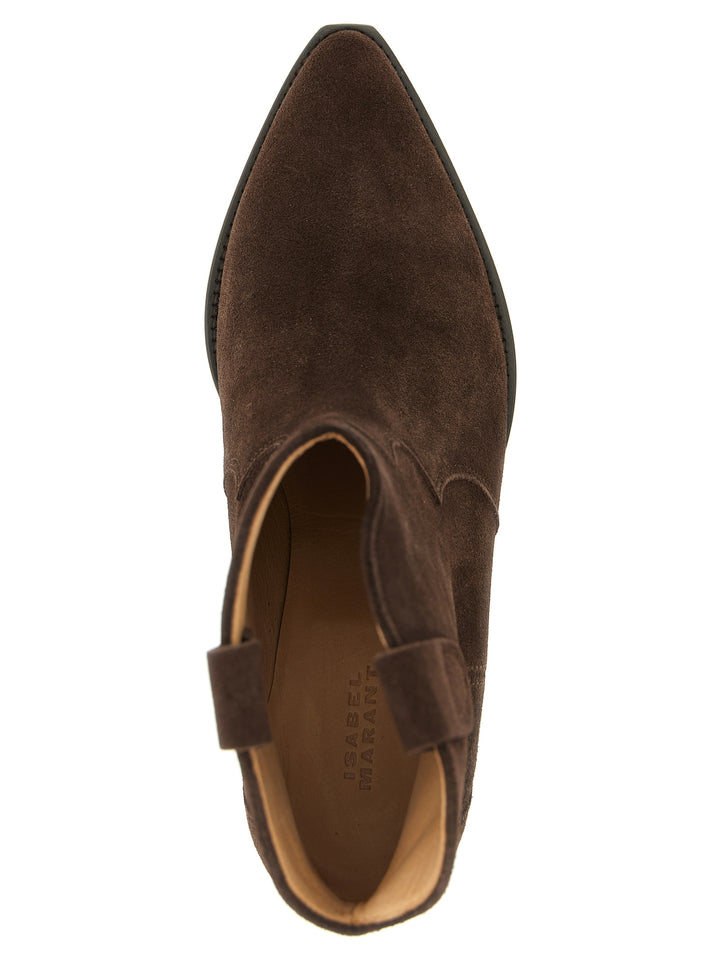 Isabel Marant Brown Calfskin Chelsea Boots
