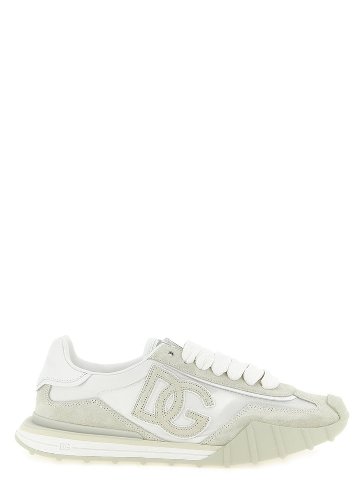 Dolce &amp; Gabbana Beige Polyamide Athletic Sneakers