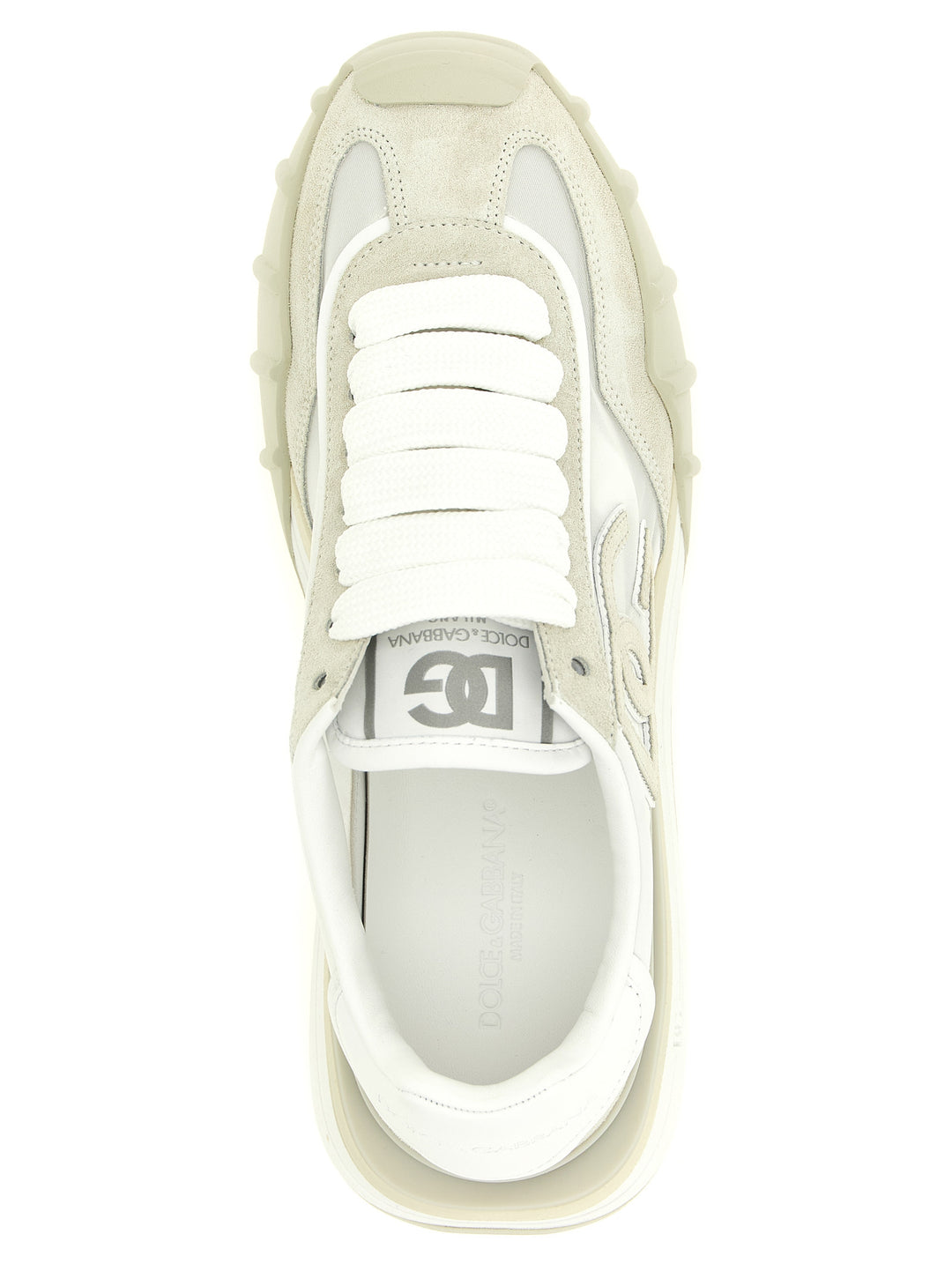Dolce &amp; Gabbana Beige Polyamide Athletic Sneakers
