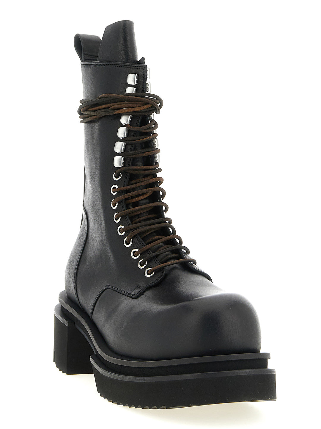 Rick Owens Black Calfskin Chelsea Boots