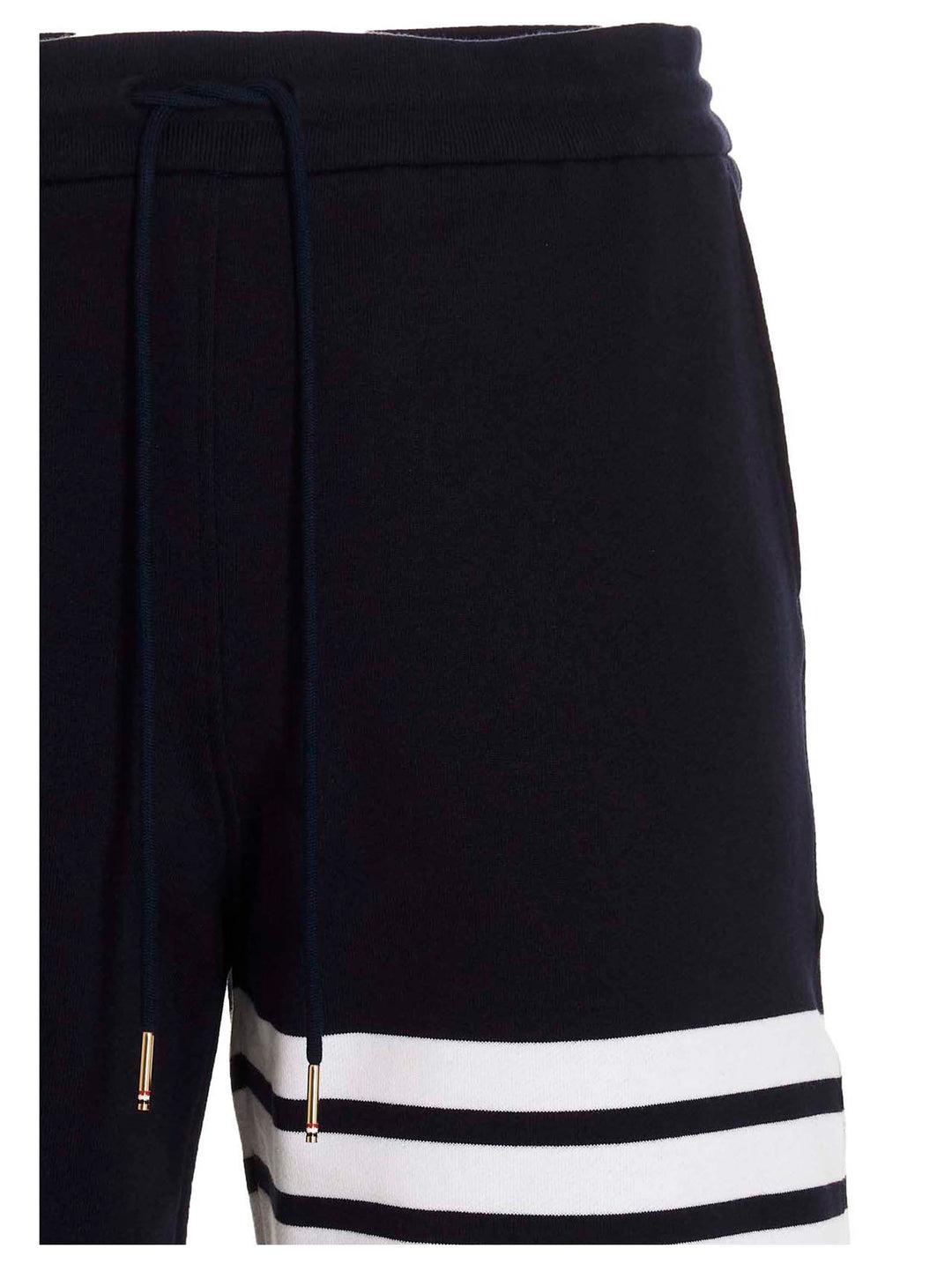 Thom Browne Blue Cotton Bermuda Shorts