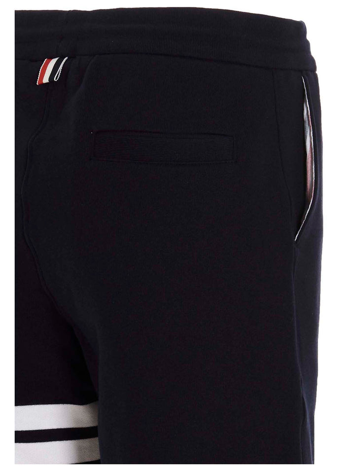 Thom Browne Blue Cotton Bermuda Shorts