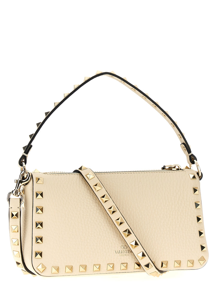 Valentino Garavani White Calfskin Shoulder Bag