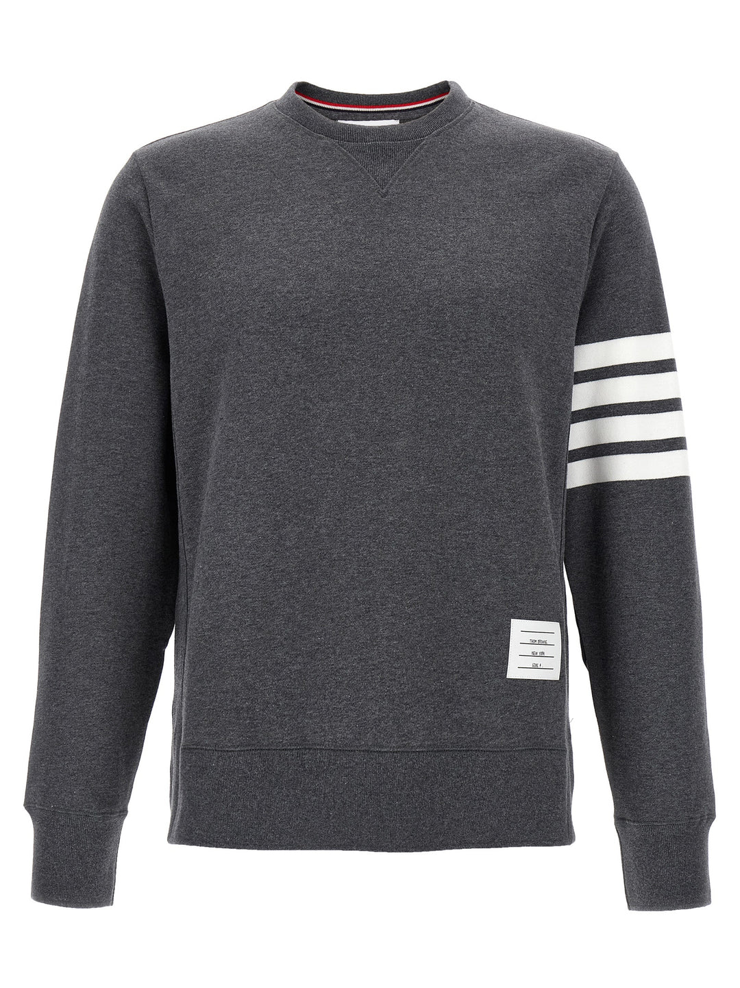 Thom Browne Gray Cotton Sweatshirt