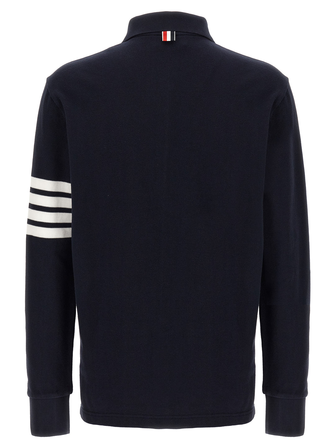 Thom Browne Blue Cotton Polo Shirt