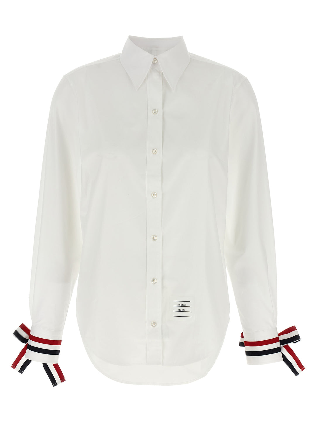 Thom Browne White Cotton Blouse