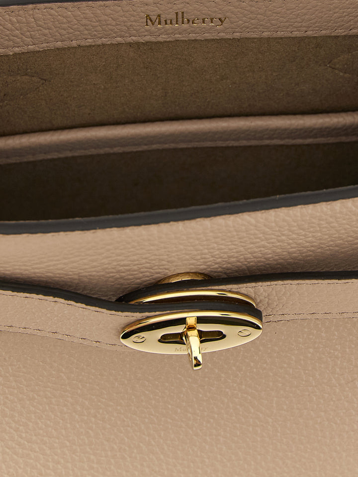 Mulberry Gray Calfskin Crossbody Bag