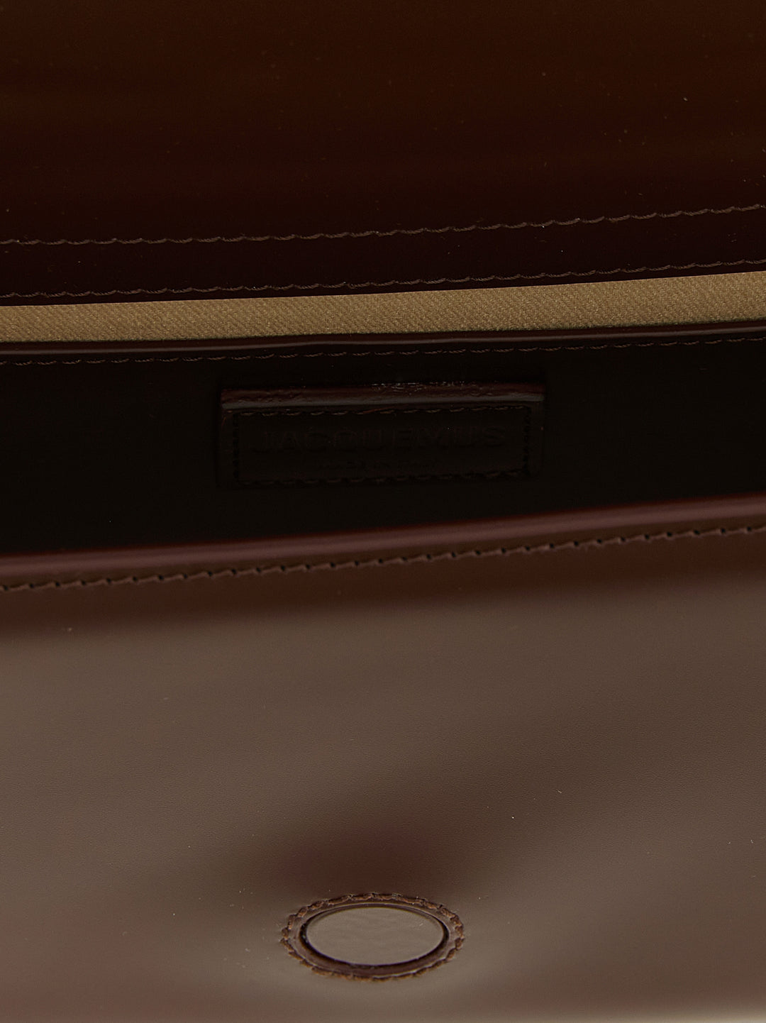 Jacquemus Brown Calfskin Handbag