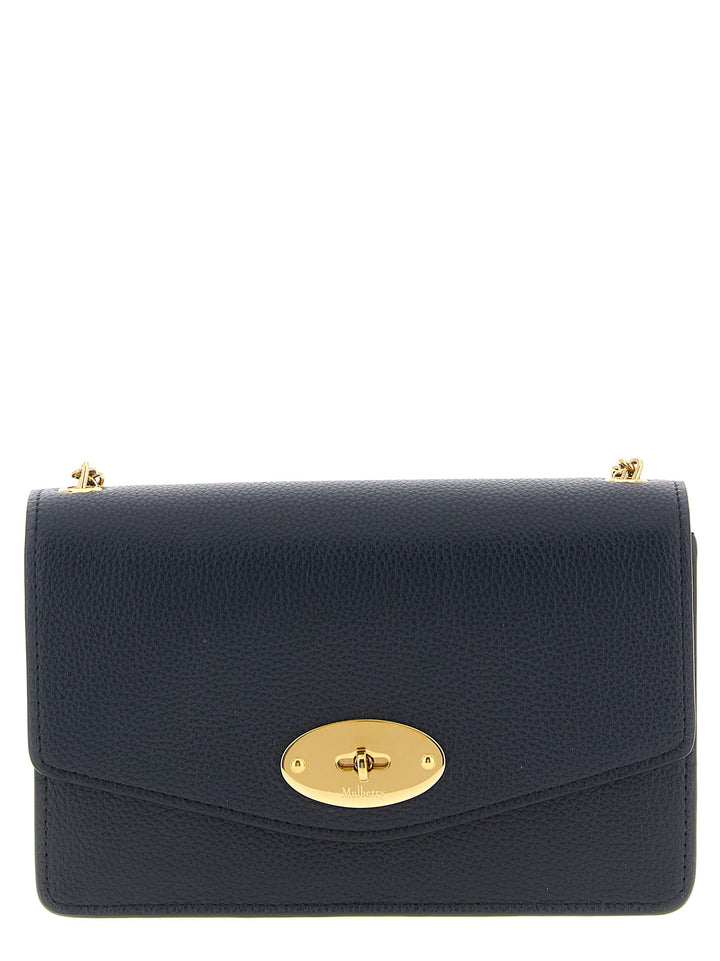Mulberry Blue Calfskin Crossbody Bag