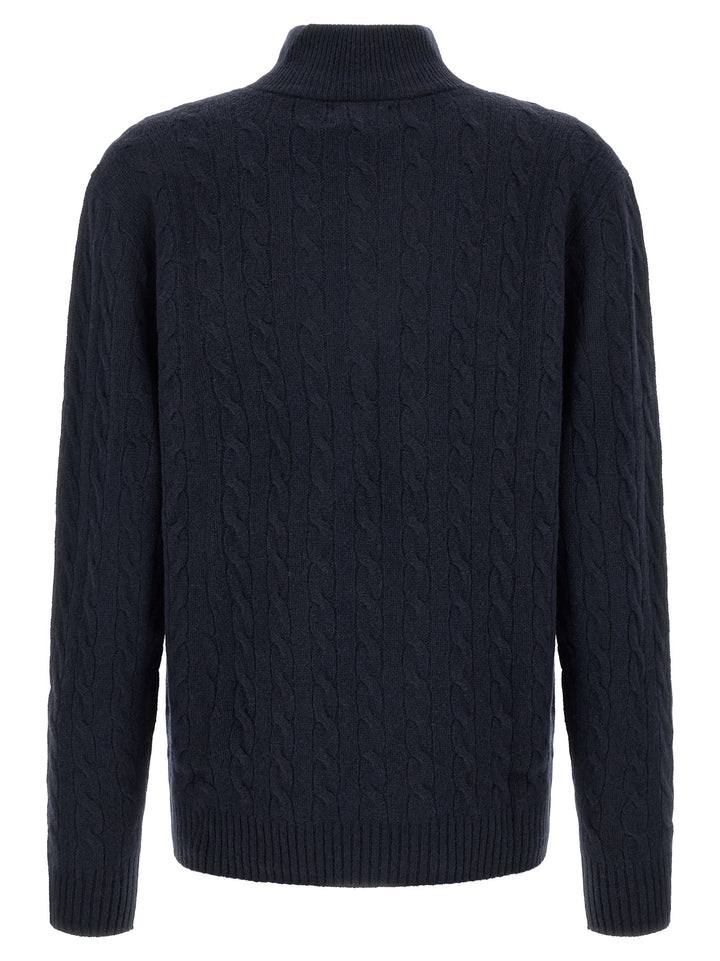Polo Ralph Lauren Blue Wool Cardigan