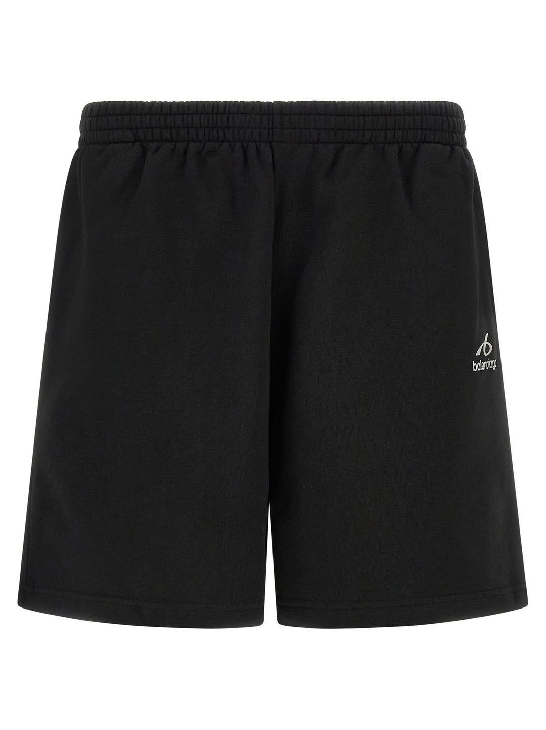 Balenciaga Black Cotton Bermuda Shorts