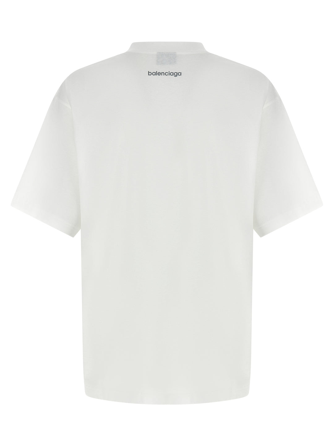 Balenciaga White Cotton T-Shirt