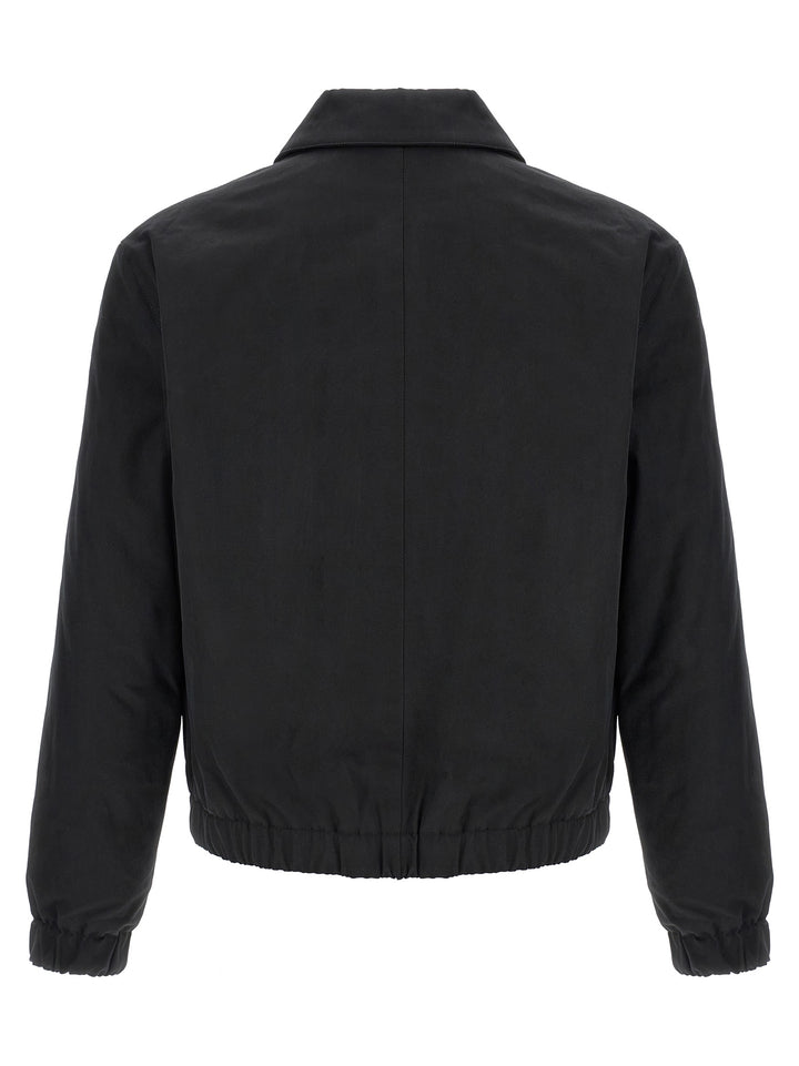Ami Paris Black Cotton Bomber