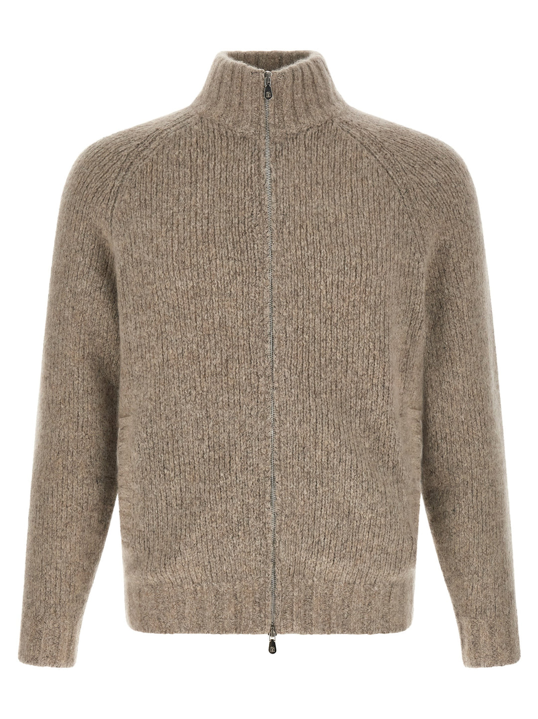 Brunello Cucinelli Beige Cashmere Cardigan