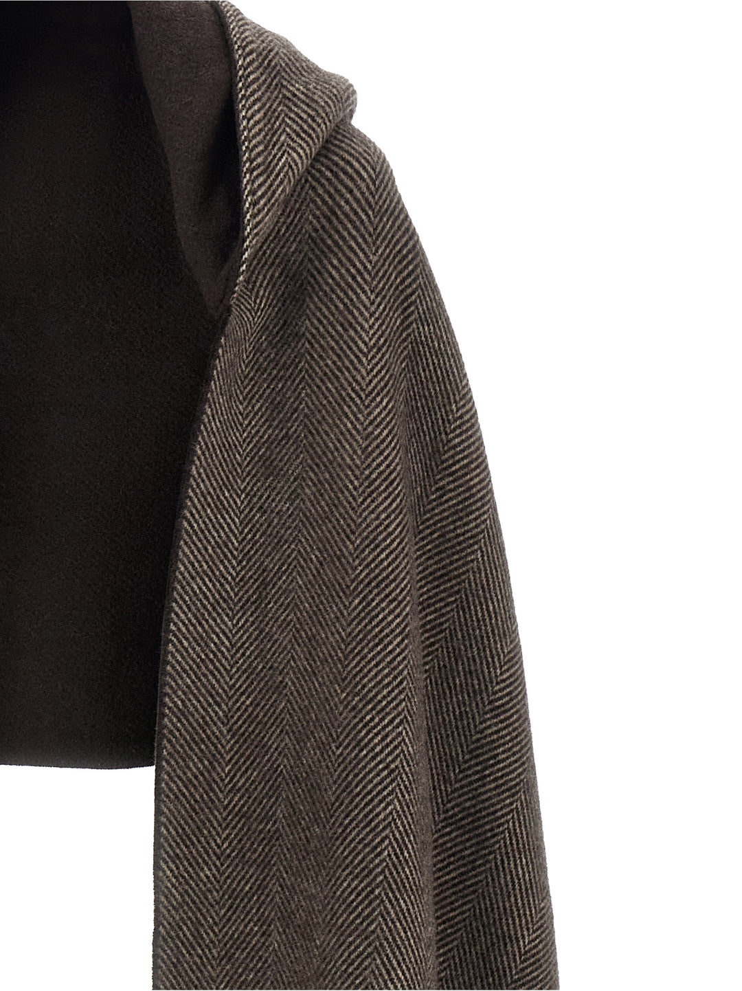 Brunello Cucinelli Brown Cashmere Scarf