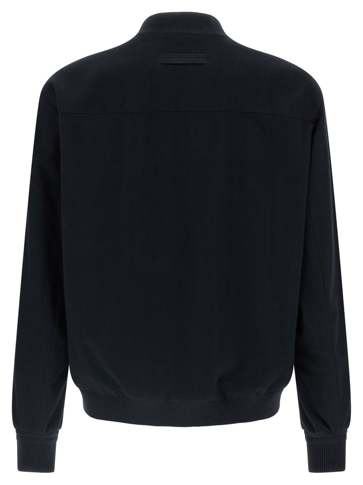 ZEGNA Blue Cashmere Bomber